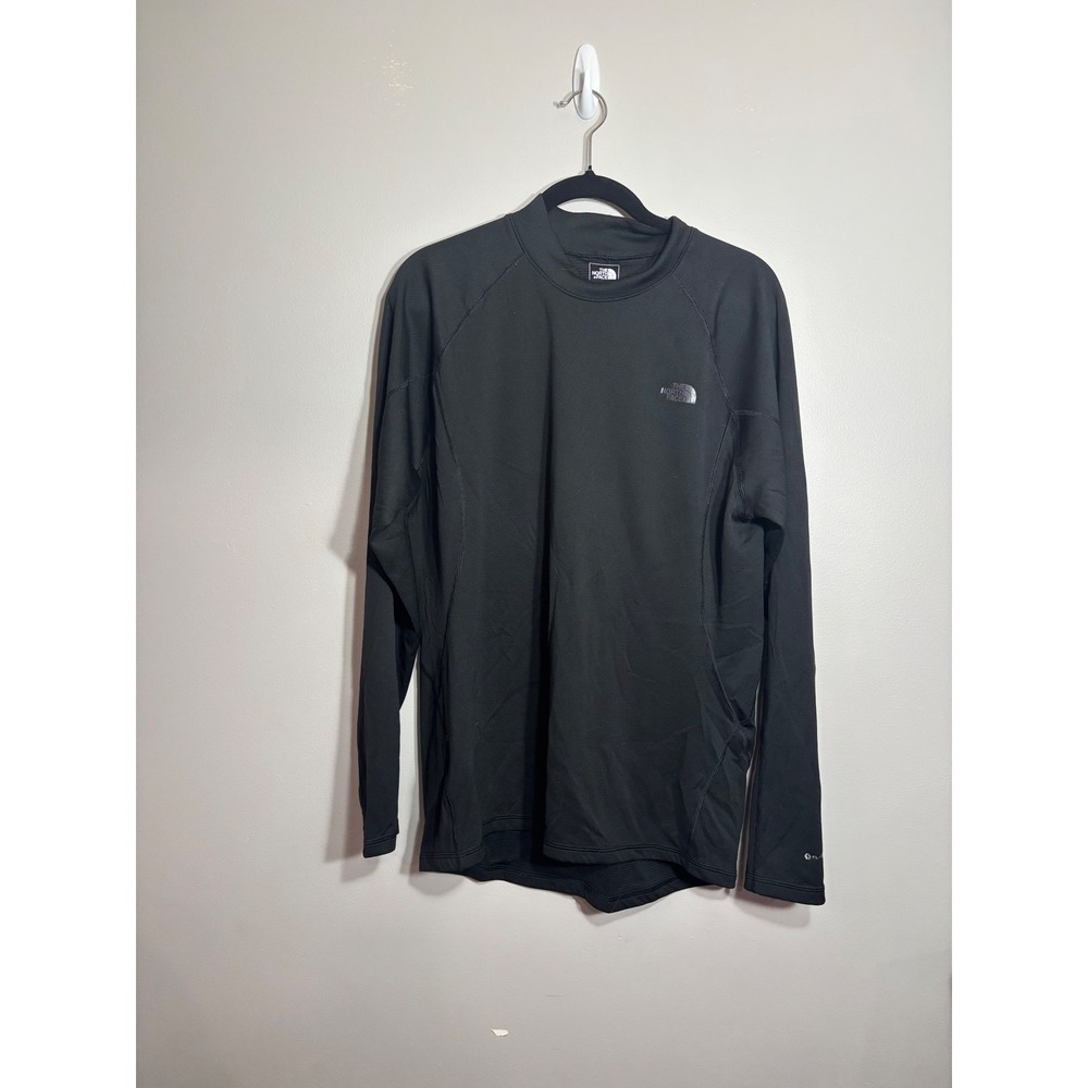 The North Face FlashDry Long Sleeve Athletic Shirt‎ Mens L Black